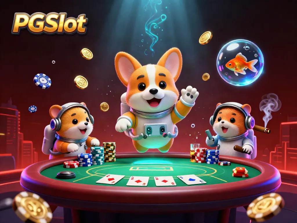Experience PGSlot in a dynamic space station casino, where fun and fortune float in zero gravity!