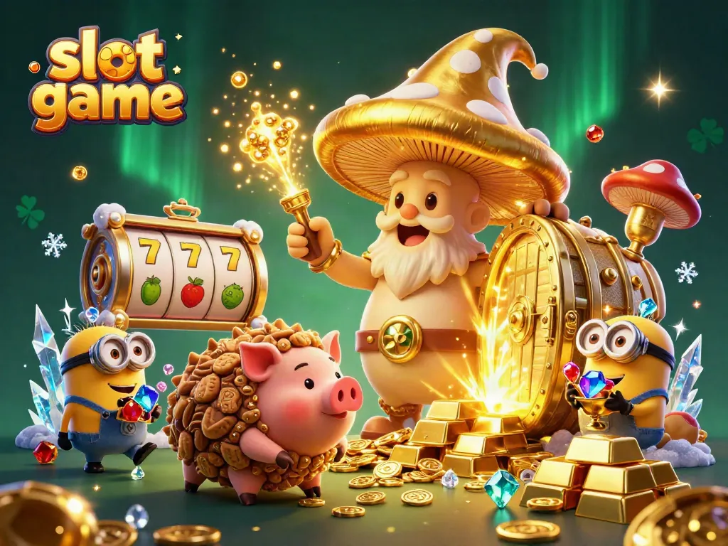 Experience the excitement of slot game with magical characters and dazzling treasures.