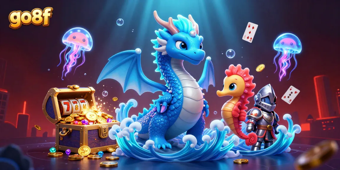 Experience thrilling wins with go8f in an ultra-detailed 3D casino-themed fantasy illustration.