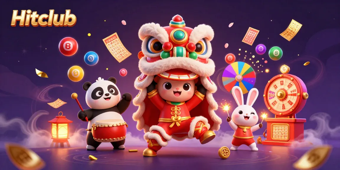 Engage in thrilling games at Hitclub featuring animated characters and vibrant casino elements.