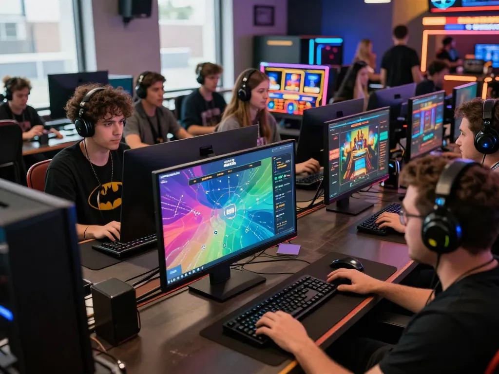 Engaged players experiencing the dynamic games on the Batman138 platform, emphasizing excitement and community.