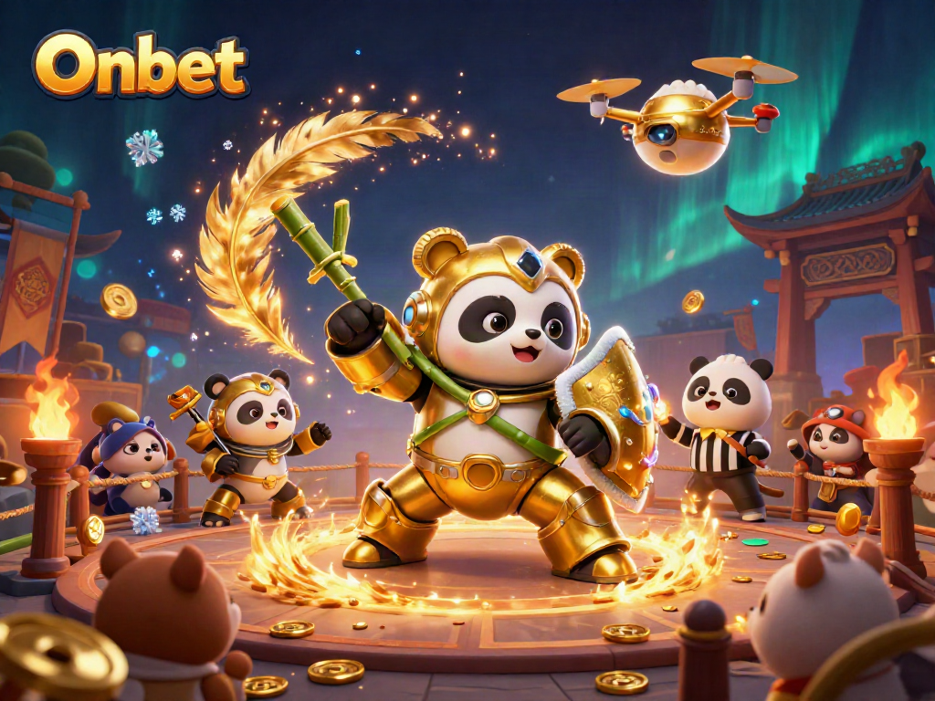 Engage in thrilling gameplay at Onbet, showcasing dynamic 3D casino action with colorful visuals.