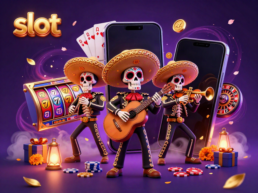 Engage with the slot game world through vibrant mariachi characters and dynamic gaming elements.