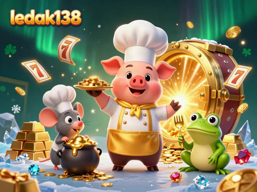 Rasakan sensasi kemenangan dengan LEDAK138, ilustrasi kasino 3D mengesankan
