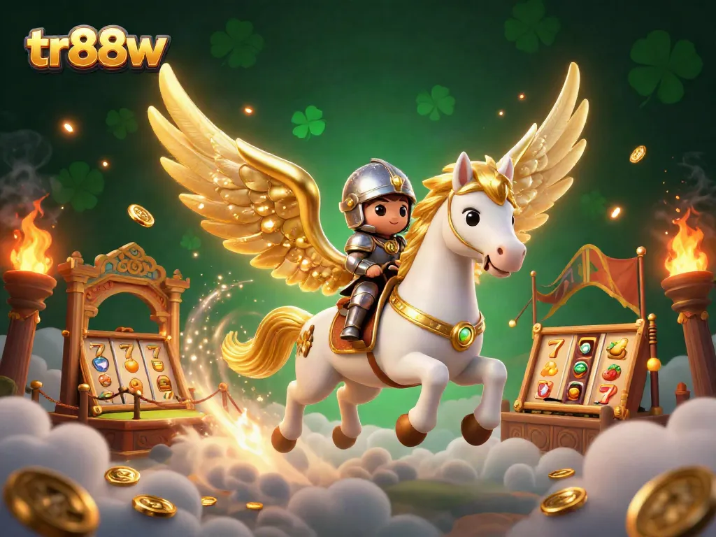 Experience thrilling gameplay at tr88w with high stakes and vibrant visuals in this casino illustration.