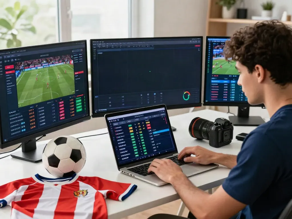 Engaging sports betting environment on WWBOLA featuring digital odds analysis and match statistics.