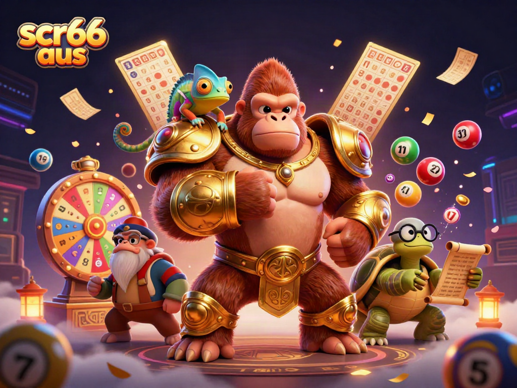 Experience dynamic gaming excitement at scr66 aus with vibrant characters and elements.