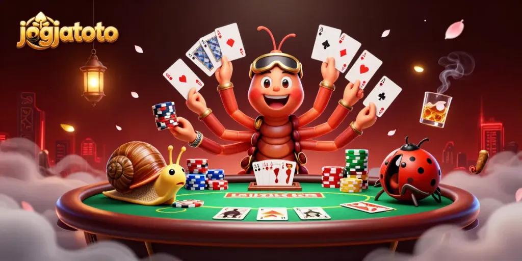 Experience jogjatoto's vibrant casino scene featuring unique characters and dynamic gameplay.
