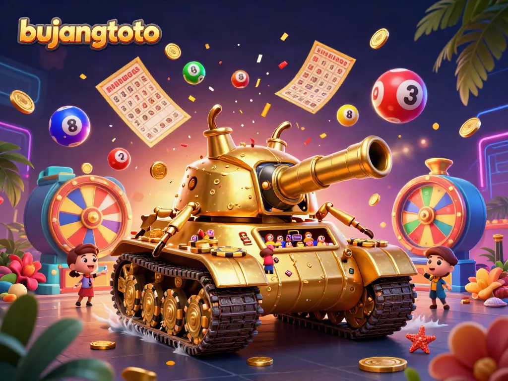 Experience the captivating bujangtoto gaming adventure with vibrant casino elements and playful characters.