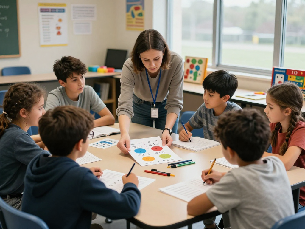 Students in tuition classes near me engaged in interactive learning with a tutor.