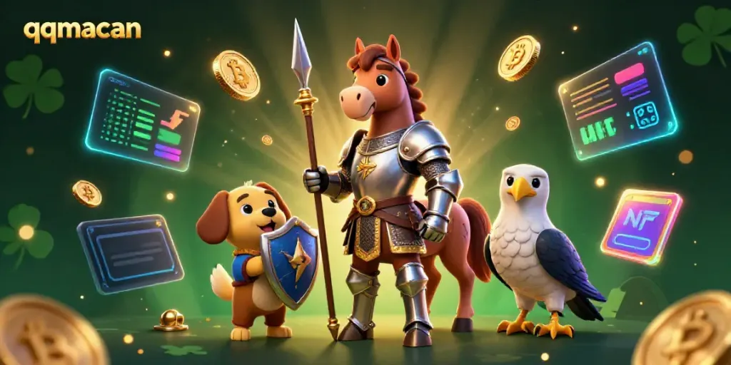 Engage with exciting casino moments at qqmacan featuring knights and crypto elements