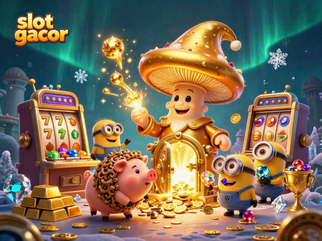 Slot gacor menghadirkan permainan menyenangkan dengan elemen jackpot dan wizard yang ceria.