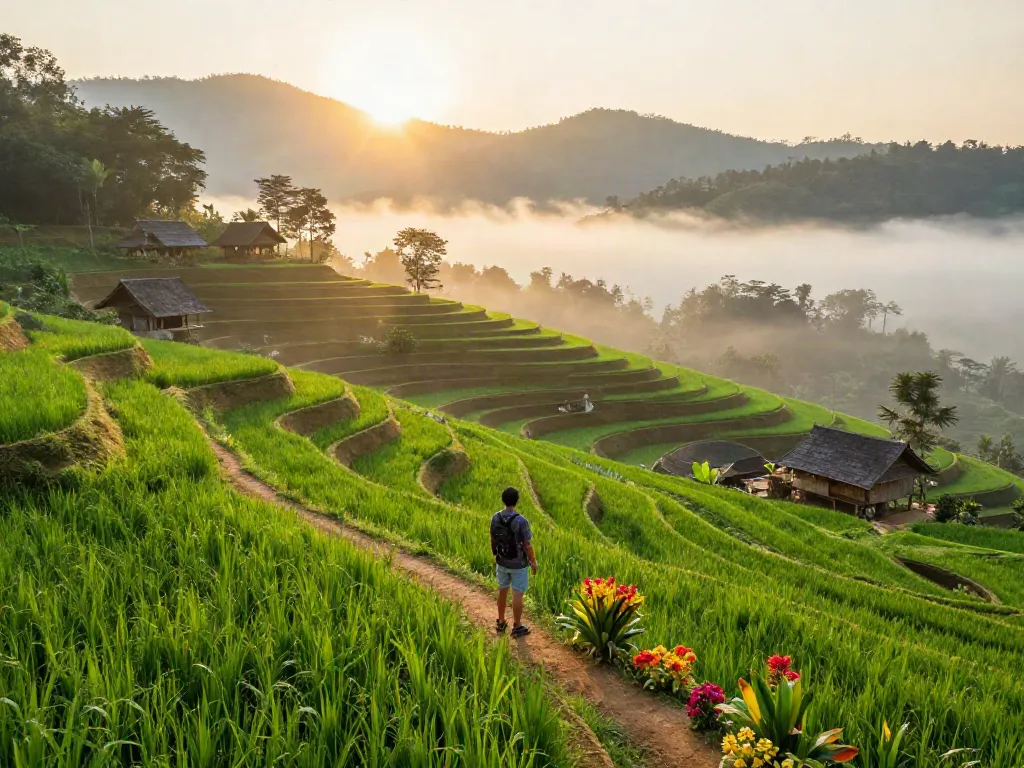 Investment visa Thailand opens up rewarding travel experiences in beautiful rice terraces.