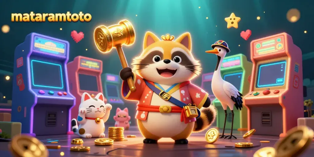 Mataramtoto offers a vibrant gaming experience with cheerful characters and exciting arcade elements.