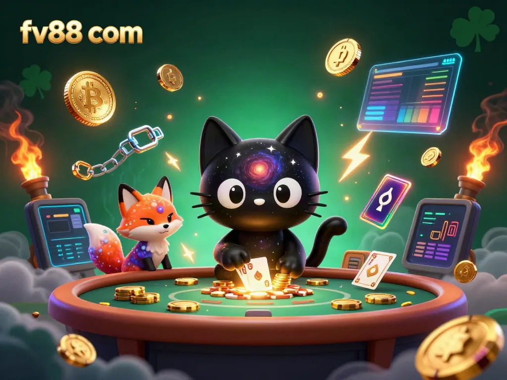 Play games and win with fv88 com in a vibrant cosmic casino experience full of captivating characters