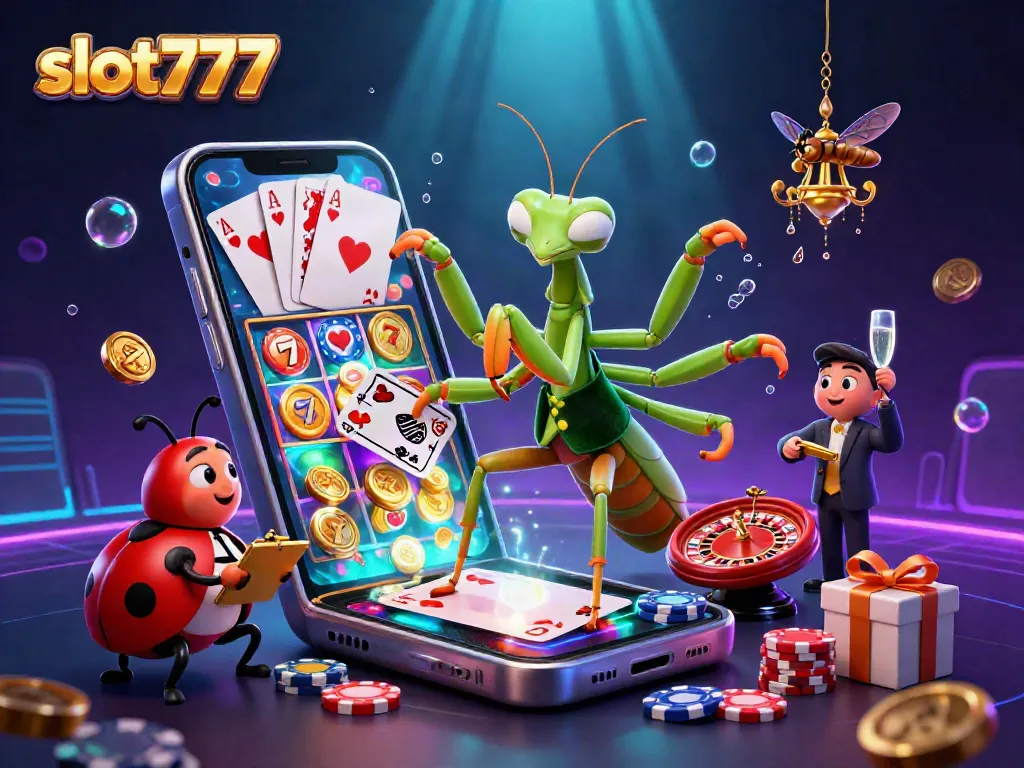 Engage with thrilling slot777 games featuring vibrant slots, coins, and a fun casino atmosphere.