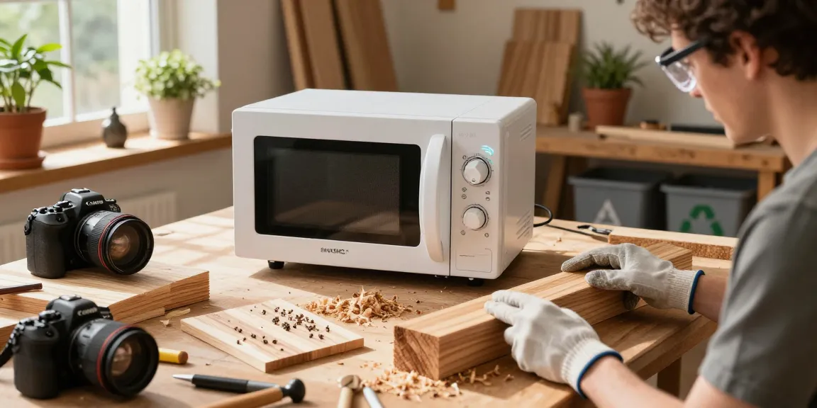 Eliminate wood-boring insects using SHASHEL® microwave treatment in a home workshop.