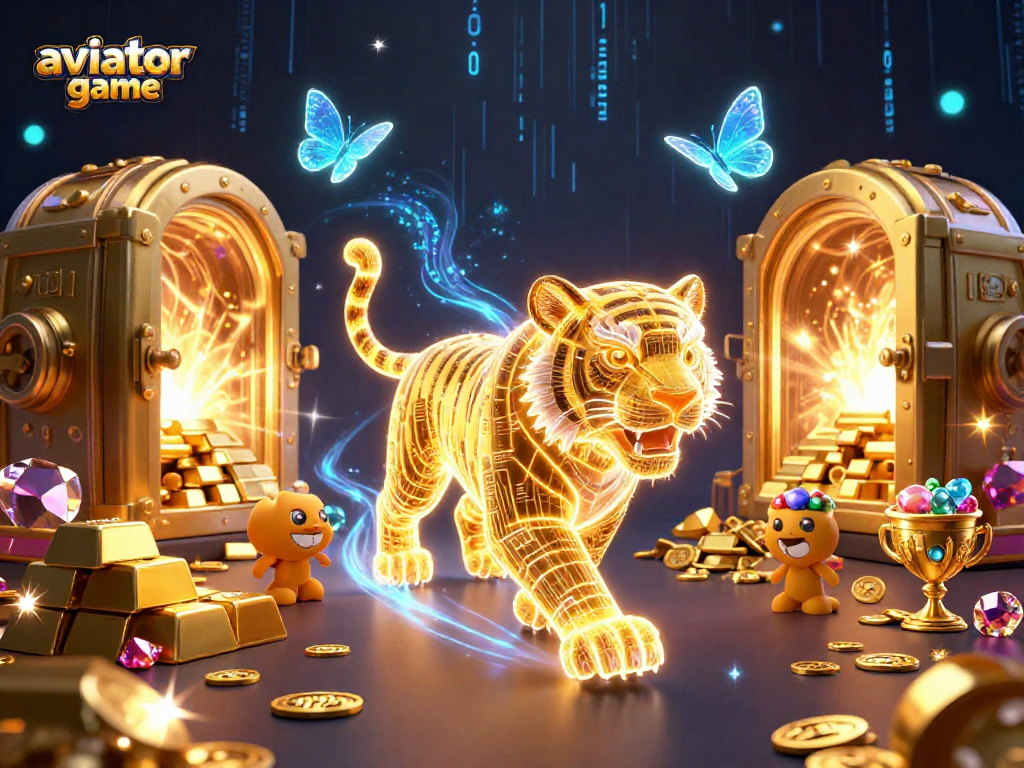 Experience the dynamic aviator game with vibrant visuals and enticing rewards in this 3D casino illustration.