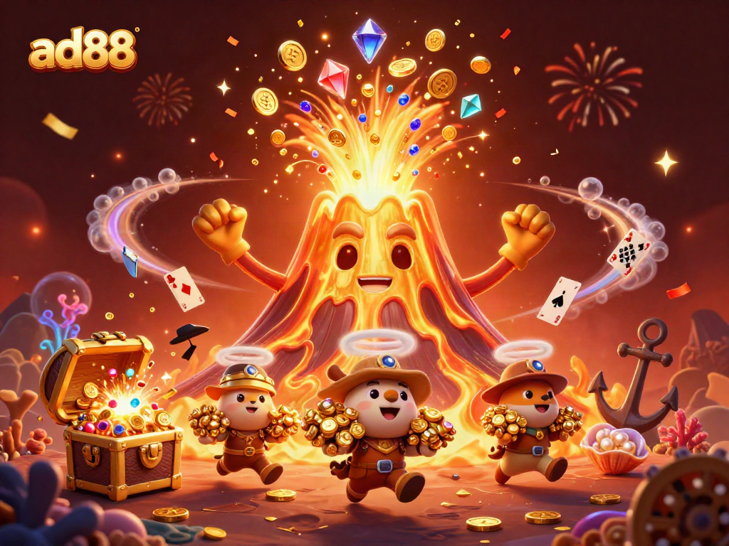 Spin to win with ad88’s vibrant casino adventure featuring treasures and excitement.