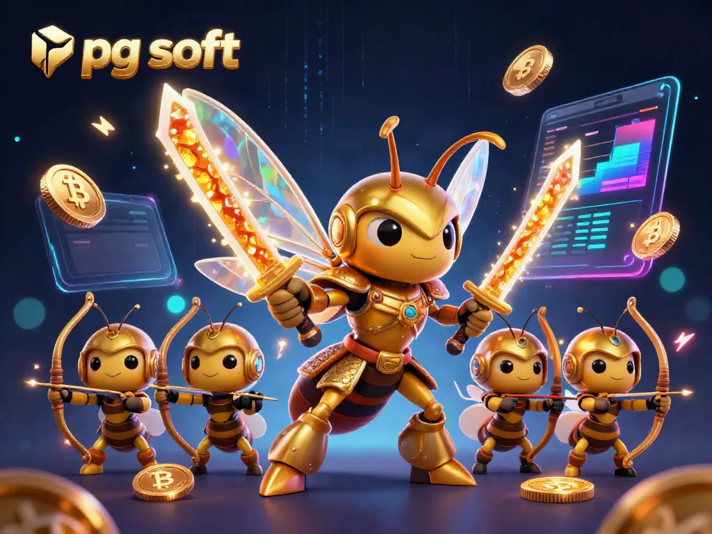 Experience thrilling gameplay with pg soft in an exciting digital casino scene featuring dynamic characters and crypto elements.