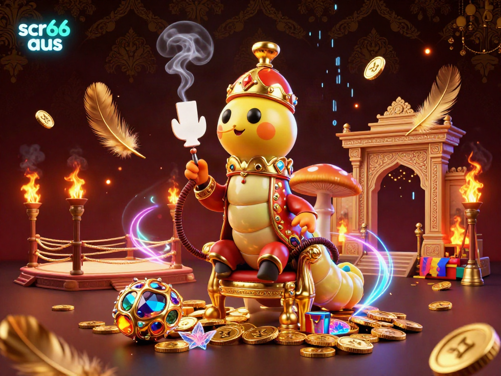 Win big with scr66 aus while enjoying a unique 3D casino scene filled with vibrant gaming elements.