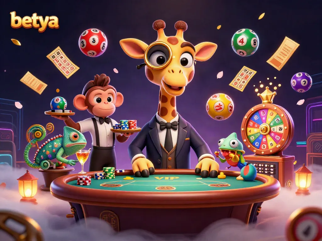 Experience thrilling gameplay at Betya with vibrant characters and dynamic casino elements.
