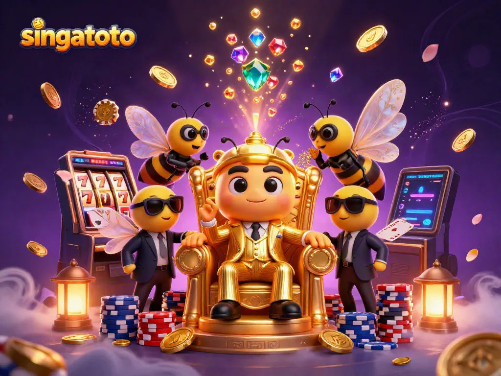 Engage with singatoto's thrilling atmosphere, featuring a mob boss and dazzling casino elements.